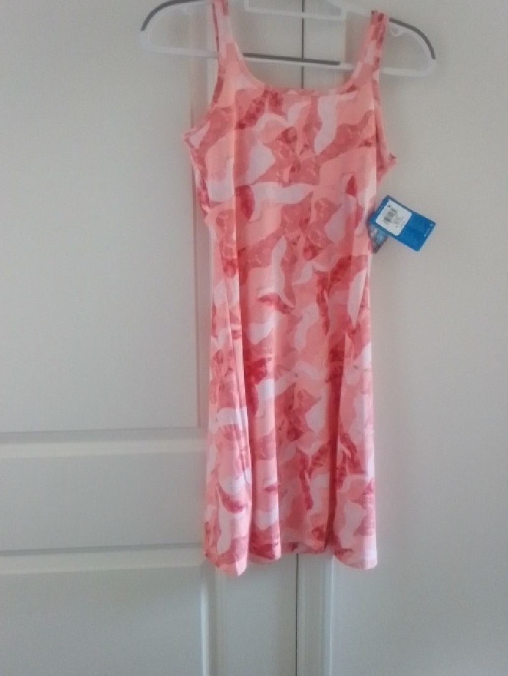 Columbia Coral & Pink Sleeveless Sundress